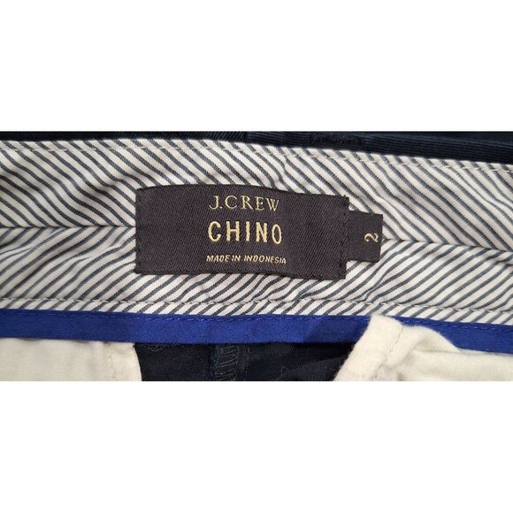 EUC J.Crew Womens Navy Chino Shorts/Size 2 - Picture 3 of 4